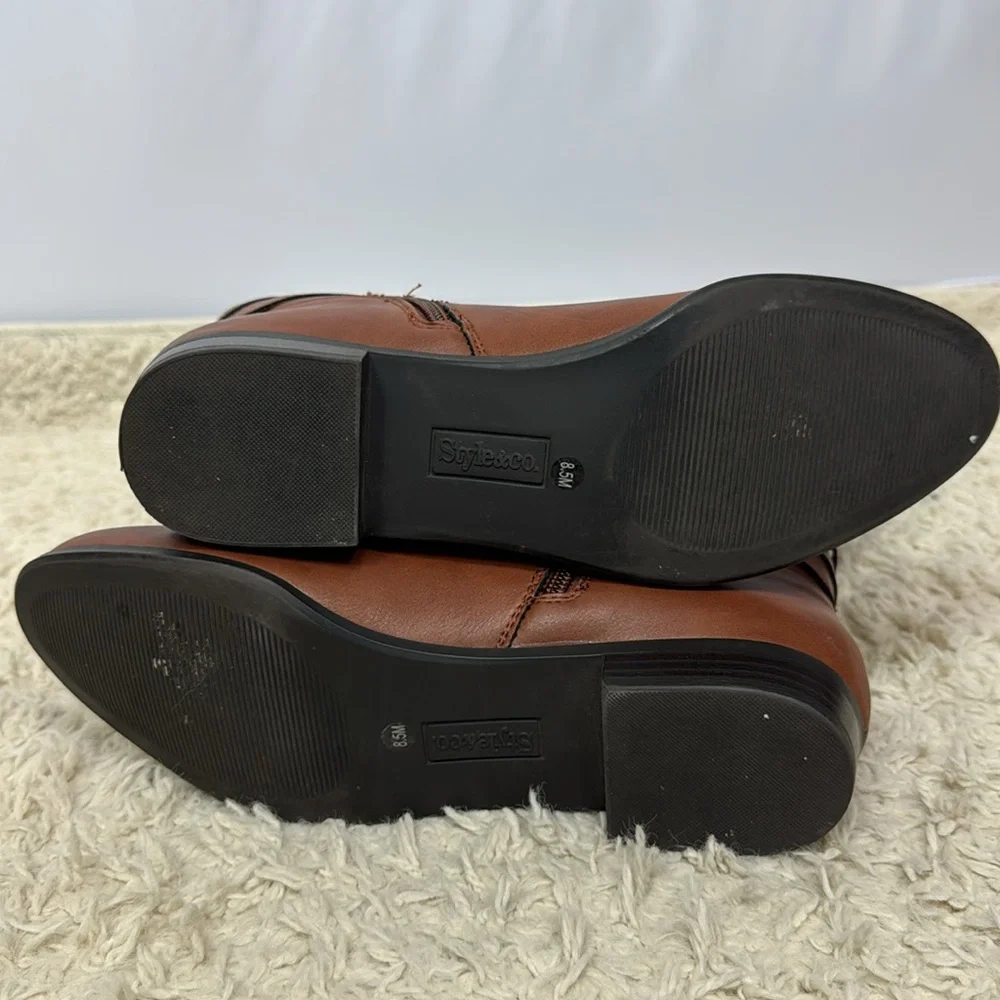 Style & Co Boots Size 8.5 Brown‎ Women’s
